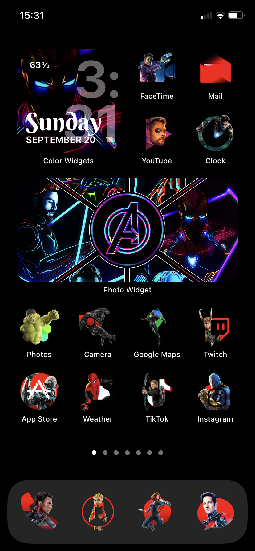 Avengers Ios Web Designer Graphic Designer